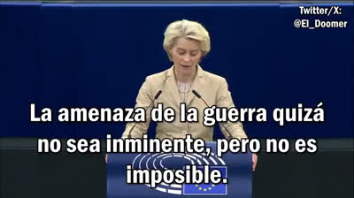 Lo de Von der Leyen y exigiendo invertir más en Defensa para enfrentarnos..