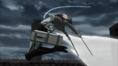 Shingeki No Kyojin E7 - Una pequeña hoja. La batalla de Trost (3)