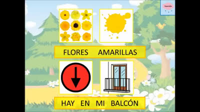 Canción con pictogramas Primavera