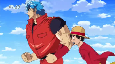 Dragon ball Z especial de television - Dream 9 , Toriko , One Piece y Dragon Ball  Z , Super colaboracion especial.