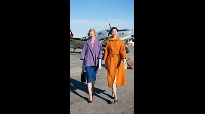 La Moda de las azafatas de los años 50:  Flight Attendant Fashion of the 1950s: