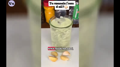 Les bienfaits de l'eau d'ail