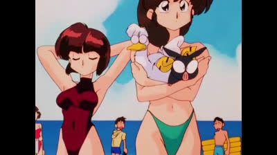 Ranma ½ 1989 en castellano capitulo 156 - Miss playa