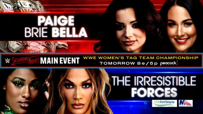 Brie Bella & Paige vs The Irresistible Forces (Full Match)