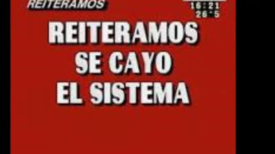 SE CALLO EL SISTEMA  (CUARTETO)