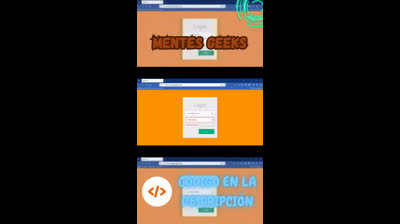 Cómo crear un formulario de login animado con HTML, CSS y jQuery