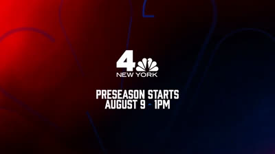 WNBC NBC4 New York - New York Giants Preseason Football - Begins promo for August 9, 2025