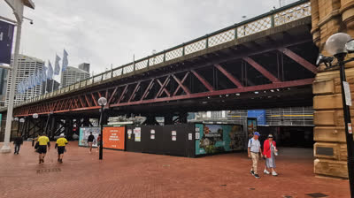 THC Historical Walks #002: Pyrmont Bridge, Darling Harbour, city of Sydney, New South Wales, Australia