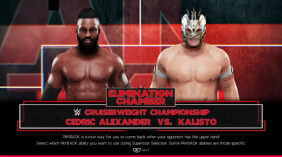 Kalisto vs Cedric Alexander (WWE 2K19)