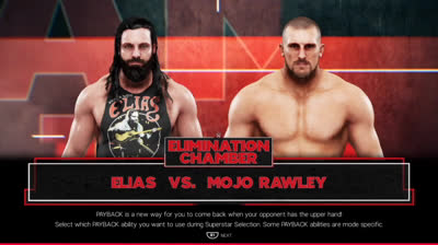 Elias vs Mojo Rawley (WWE 2K19)