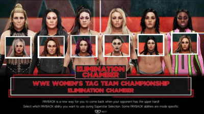 Natalya vs Tamina vs Bayley vs Mandy Rose vs Peyton Royce vs Naomi (WWE 2K19)
