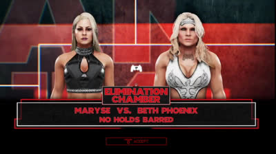 Maryse vs Beth Phoenix (WWE 2K19)