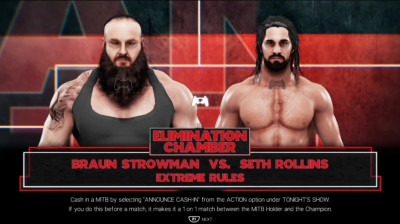 Braun Strowman vs Seth Rollins (WWE 2K19)