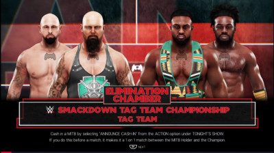 The New Day vs Luke Gallows & Karl Anderson (WWE 2K19)