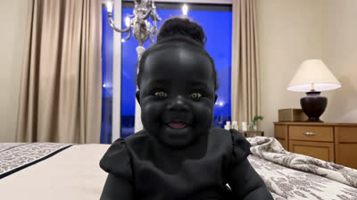 Bebe MAIS NEGRA DO MUNDO, foi assim que ela foi chamada, e 20 anos ...