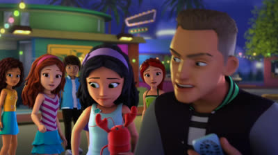 Recebendo a mensagem (Lego Friends Ptbr)