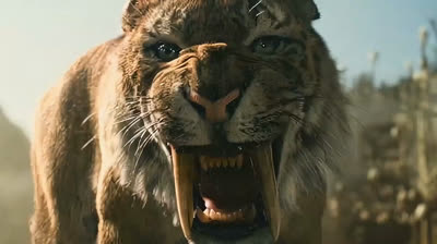 Tigre dentes de sabres