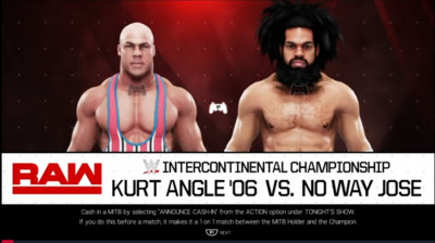 No Way Jose vs Kurt Angle (WWE 2K19)
