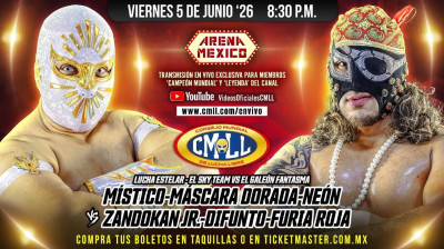 El Sky Team vs. Galeon Fantasma (Difunto, Furia Roja, and Zandokan Jr.)