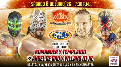 Komander and Templario vs. Angel de Oro and Villano III Jr