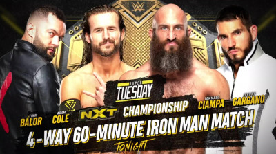 4-Way 60-Minute Iron Man Match - NXT: Super Tuesday (Full Match)