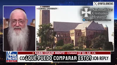 UN SIONISTA DANDO LECCIONES DE MORAL. RABINO LLAMA A LOS NO JUDÍOS MONOS.