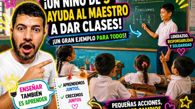 ¡Los niños aprenden de sus compañeros y el docente también!