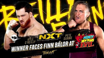 Kyle O'Reilly vs Pete Dunne - Winner faces Finn Bálor at New Years Evil (Full Match)