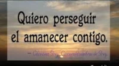 AMANECER CONTIGO  (CANCION)