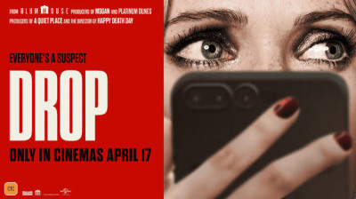 Drop ~ Meghann Fahy-Brandon Sklenar-Violett Beane (Christopher Landon 2025)