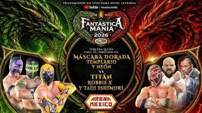 El Sky Team (Mascara Dorada & Neon) and Templario vs. Unbound Co. (Robbie X, Taiji Ishimori & Titan)