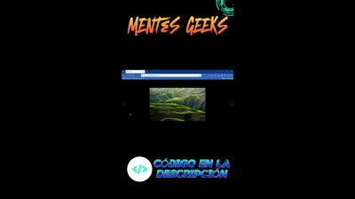 SLIDER con HTML, CSS y JavaScript