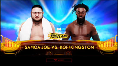 Samoa Joe vs Kofi Kingston (WWE 2K19)