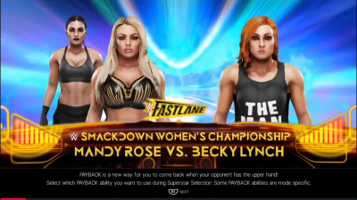 Becky Lynch vs Mandy Rose (WWE 2K19)