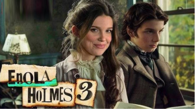 Enola Holmes 3 ~ Millie Bobby Brown-Henry Cavill-Helena Bonham Carter (Philip Barantini 2026)