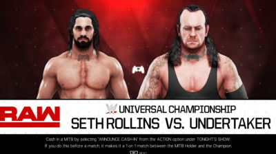 The Undertaker vs Seth Rollins (WWE 2K19)