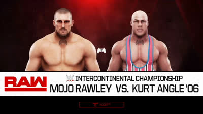 Kurt Angle vs Mojo Rawley (WWE 2K19)