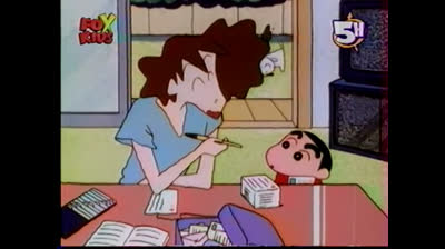 shin chan francais episode 003a pyjama party chez mademoiselle dori [fox kids]