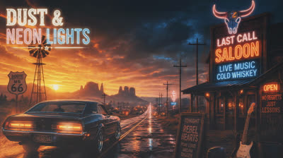 ZYNTHERA - Dust & Neon Lights  Official Visualizer