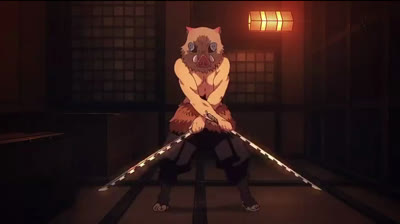 Demon slayer 12 "O javali mostra as présas, zenitsu dorme"